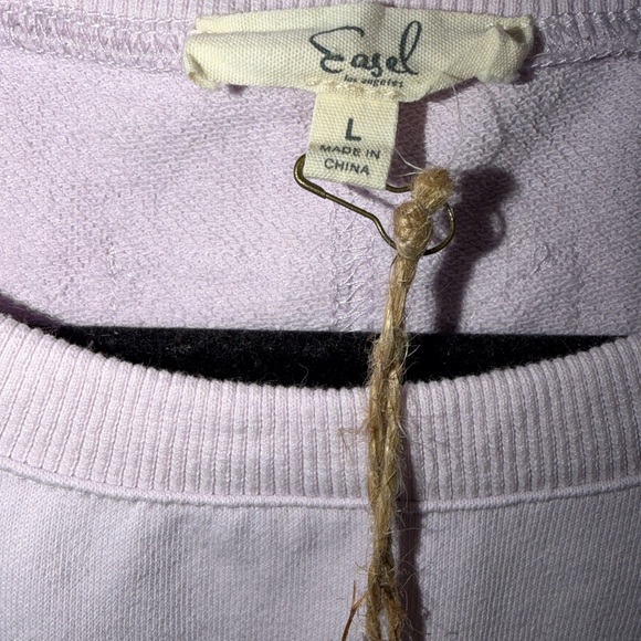 Easel Lavender Women's Shirt with Stitch Detailing - Picture 4 of 4